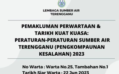 PEMAKLUMAN PEWARTAAN & TARIKH KUAT KUASA
