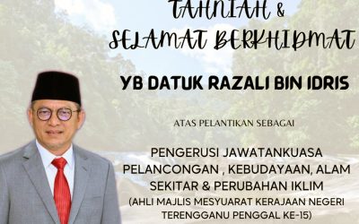 TAHNIAH YB DATUK RAZALI BIN IDRIS